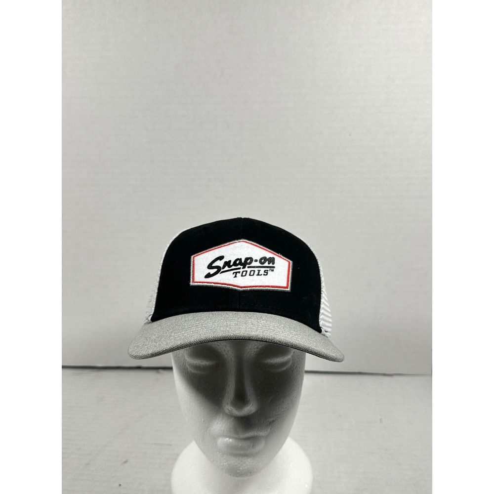 Snap-on Tools Trucker Hat Black White‎ Grey Snapback Mesh Cap Official Licensed